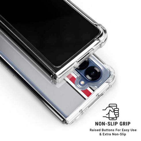 Ohio State University Buckeyes Galaxy Z Fold6 Clear Case